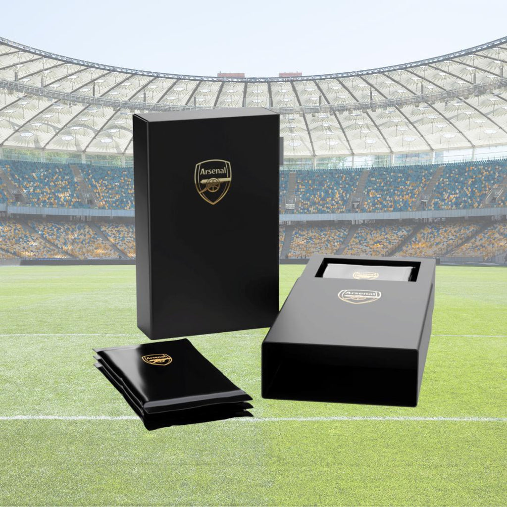 [ พร้อมส่ง!! ] ยกกล่อง การ์ดฟุตบอล Futera Liverpool FC  /  Arsenal FC  / Barcelona FC Platinum 2025-26 Hobby Box (p3) (230g)