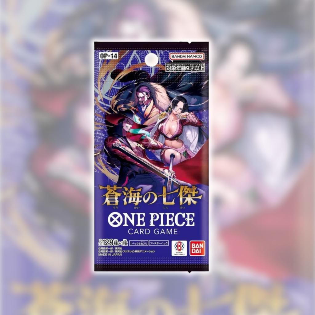 [ พร้อมส่ง! ] ยกกล่อง การ์ดเกมวันพีซ One Piece Booster Box (OP14) -The Azure Sea’s Seven- (p3) (500g)