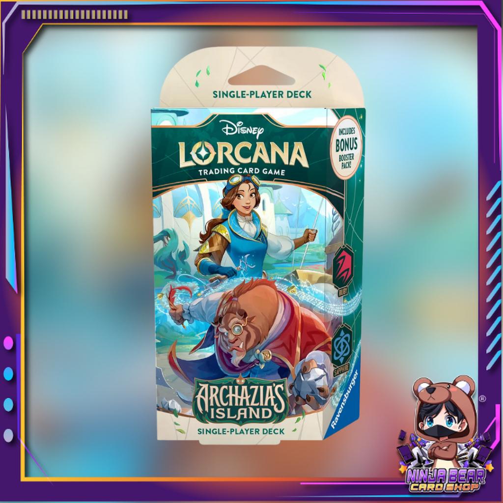 Disney Lorcana : Archazia’s Island Ruby - Sapphire Single Deck (p2)(230g)