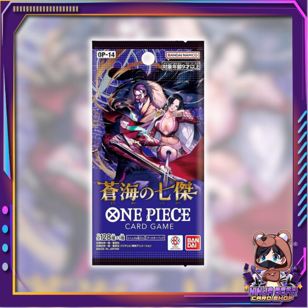 [ พร้อมส่ง!!! ] แยกซอง การ์ดเกมวันพีซ One Piece Booster Pack (OP14) -The Azure Sea’s Seven- (p3) (108g)