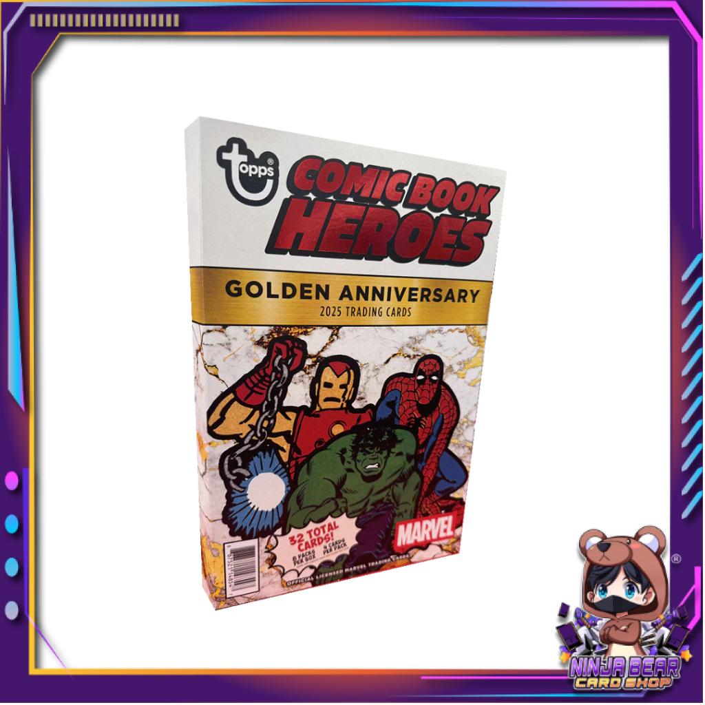 [ ยกกล่อง ] 2025 Topps Marvel Comic Book Heroes 1975 Golden Anniversary - Hobby Box พร้อมส่ง!!  (p3)(300g)