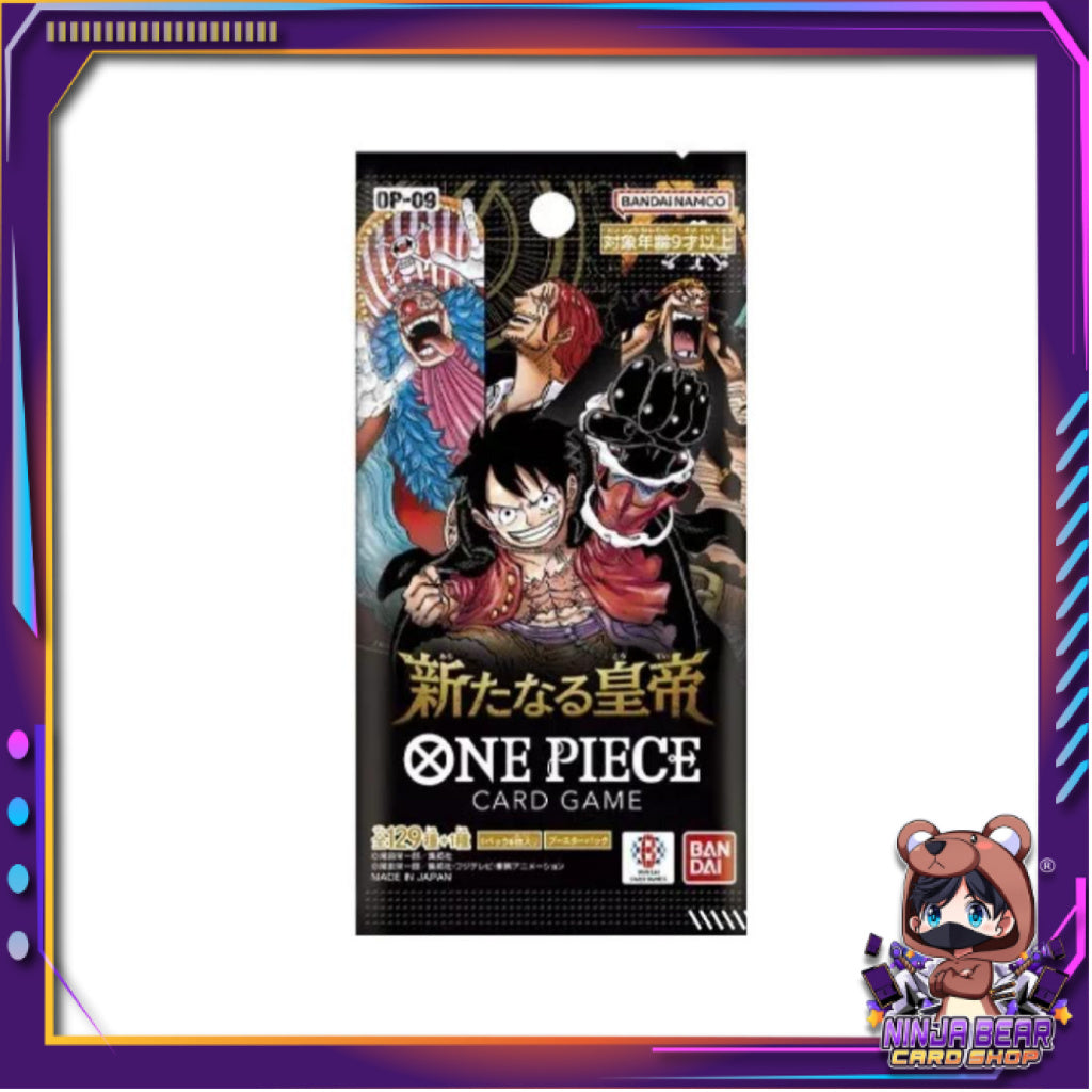 [ 1 ซอง ] การ์ดเกมวันพีซ One Piece Card Game Booster Pack - OP09 - The Four Emperors (p2)