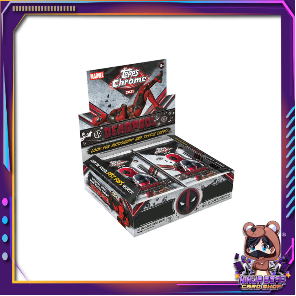 [ ยกกล่อง ] 2025 Topps Chrome Deadpool Hobby Box (p3)