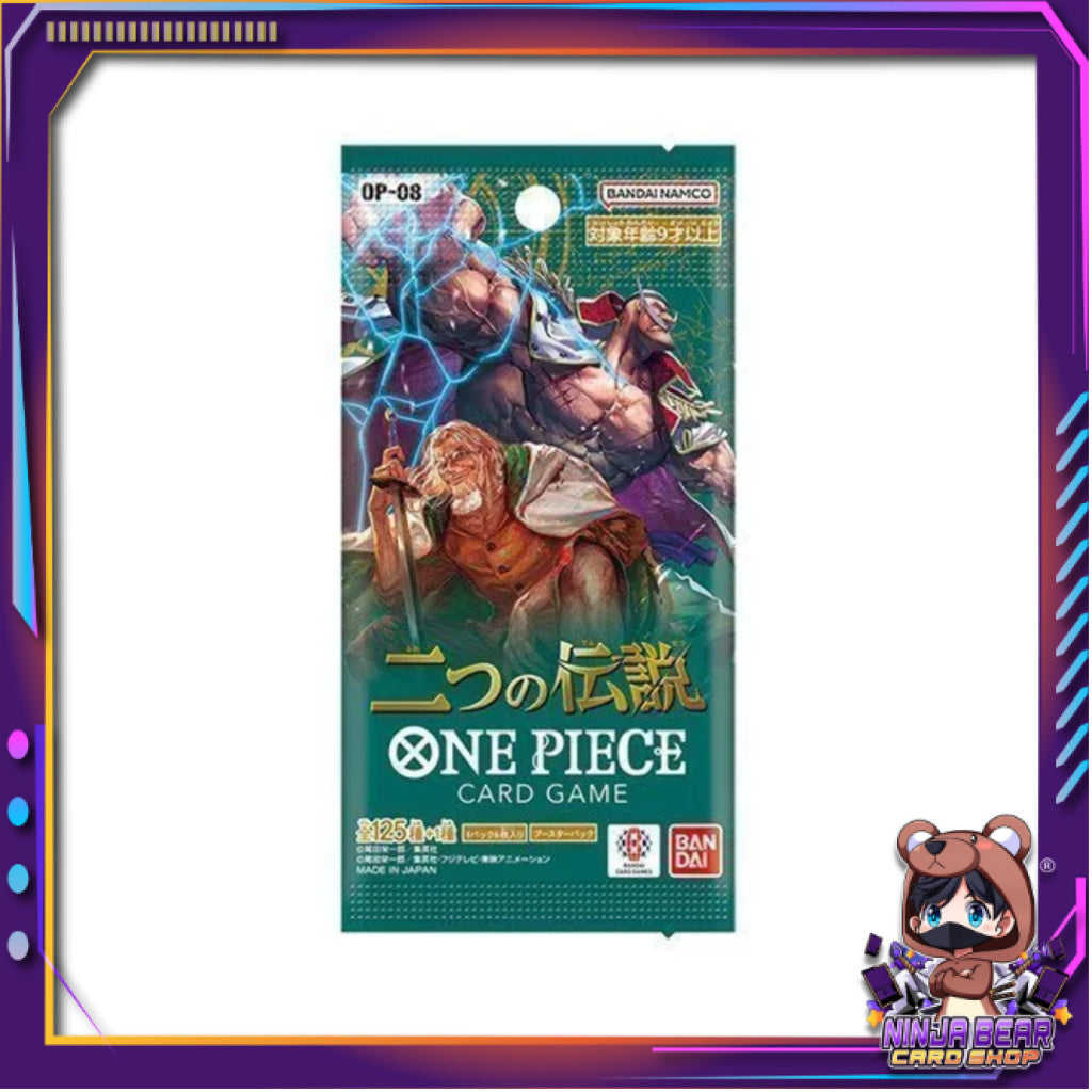 [ 1 ซอง ] การ์ดเกมส์วันพีซ ONE PIECE Card Game Booster Pack : Two Legends [OP08] (p2)