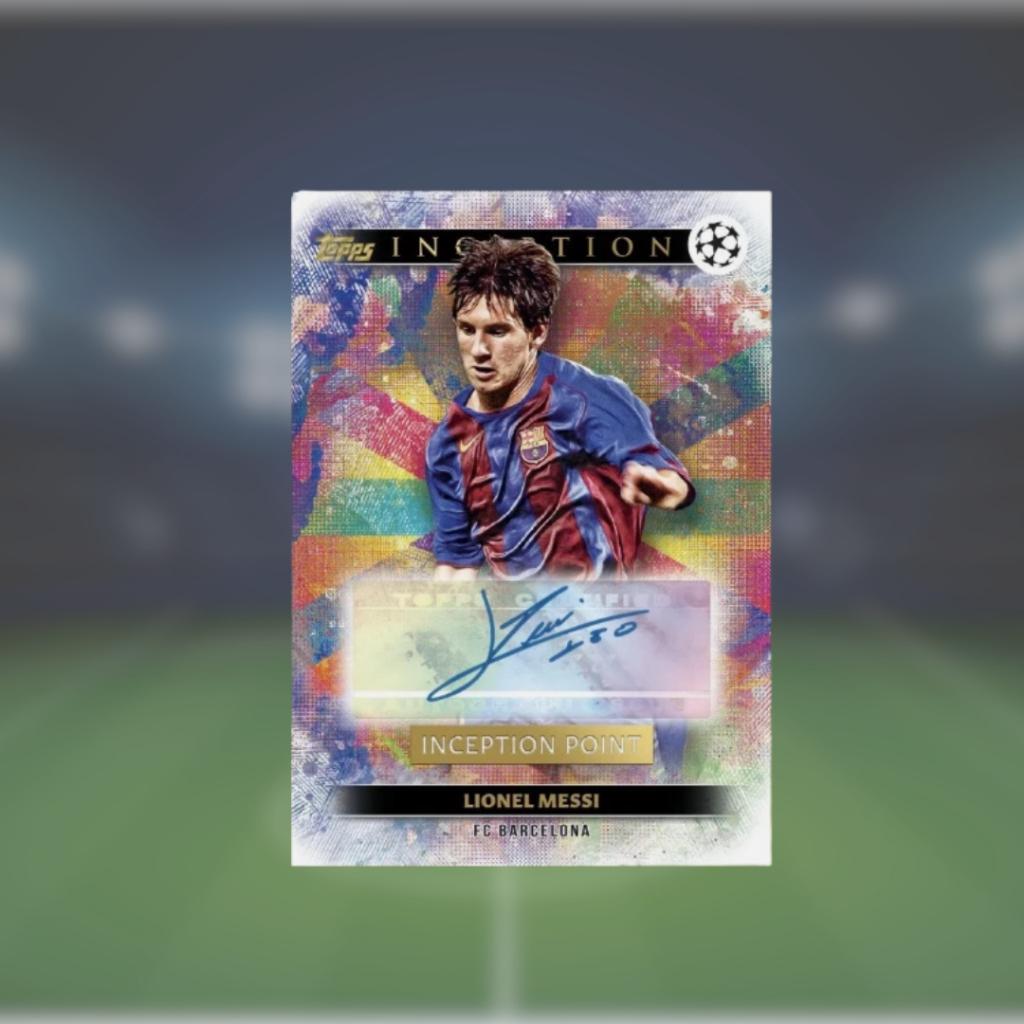 [ ยกกล่อง  พร้อมส่ง!! ]  การ์ดสะสมฟุตบอล 2024-2025 Topps Inception UEFA Club Competitions - Hobby Box (p3) (120g)