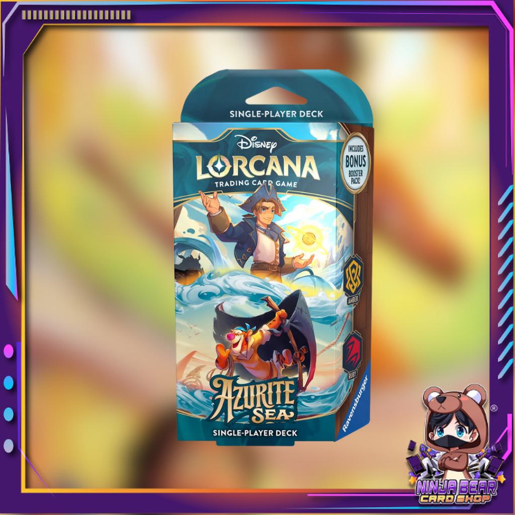 Disney Lorcana : Azurite Sea Amber-Ruby Single Deck พร้อมส่ง!!  (p2)(230g)