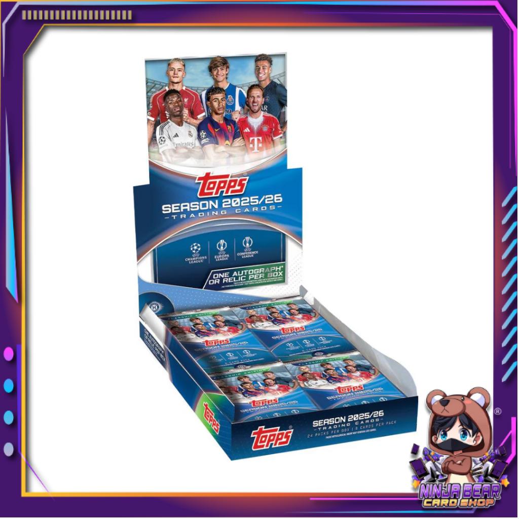 [ ยกกล่อง ] 2025-26 Topps UEFA Club Competitions Soccer Hobby พร้อมส่ง!!  (p3)(500g)