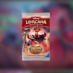 [ พร้อมส่ง! แยกซอง ]  การ์ดเกม Disney Lorcana :  Booster Pack (p4) ( 80 กรัม )