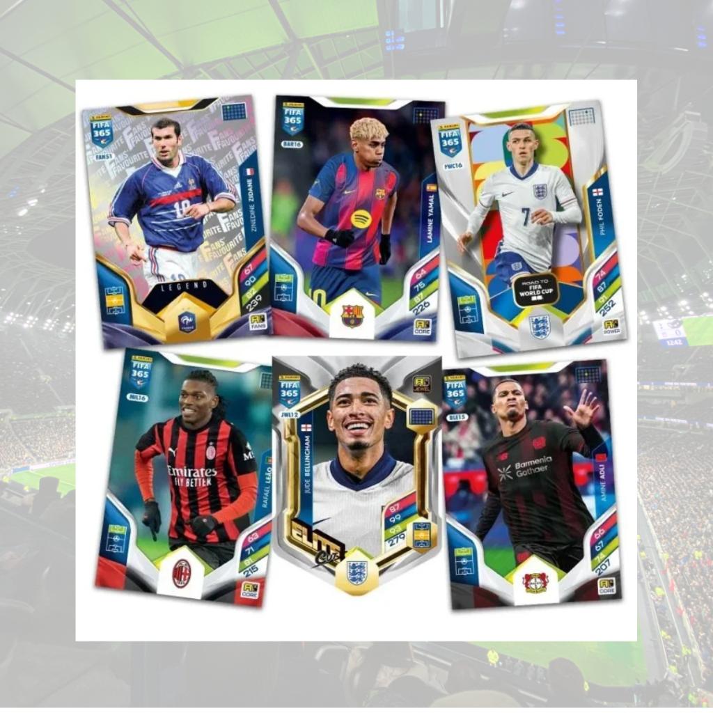 [ พร้อมส่ง!! ] แยกซอง  การ์ดสะสมฟุตบอล Panini FIFA 365 2026 Adrenalyn XL (p4) ( 50 กรัม )