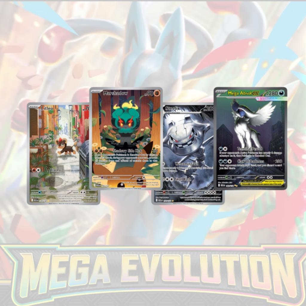 [ พร้อมส่ง!! แยกซอง ] ซองการ์ดโปเกมอนภาษาอังกฤษ Pokemon TCG: Mega Evolution  Booster Pack (p2)