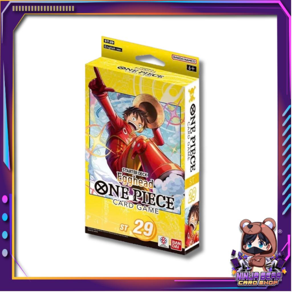 [ ยกกล่อง ] ONE PIECE CARD GAME STARTER DECK -Egghead- [ST-29] Ver.English พร้อมส่ง!!  (p3) (280g)