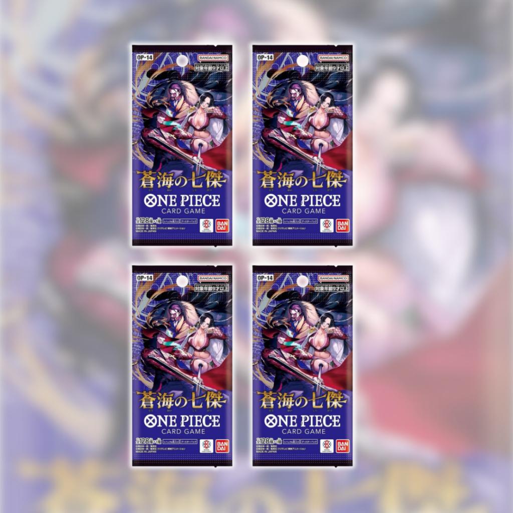 [ พร้อมส่ง!!! ] แยกซอง การ์ดเกมวันพีซ One Piece Booster Pack (OP14) -The Azure Sea’s Seven- (p3) (108g)