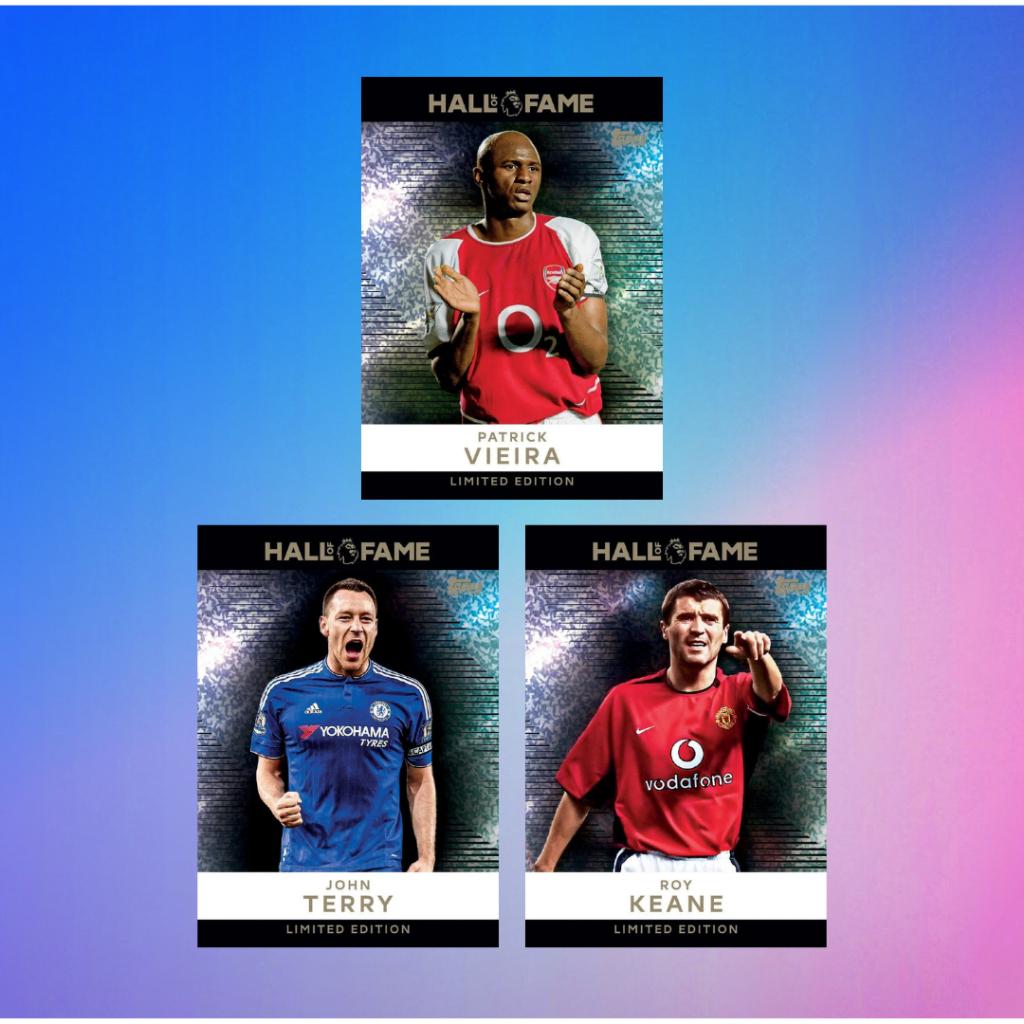 [ พร้อมส่ง! ] การ์ดสะสมฟุตบอล Topps Premier League 2026 Super Tin - Hall of Fame Series #1 #2 #3 ใหม่ล่าสุด! (p4) ( 420 กรัม )