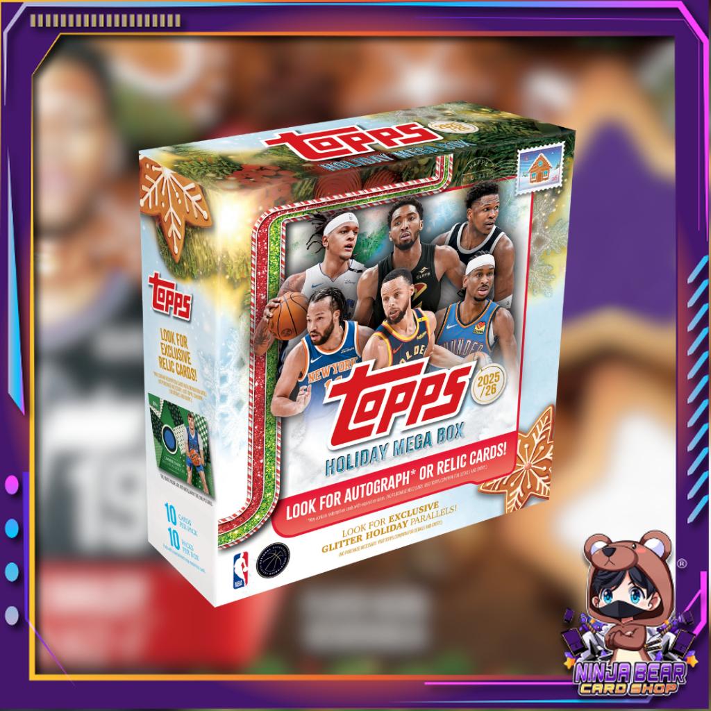 2025-26 Topps Holiday Basketball Mega Box สินค้าพร้อมส่ง (p3)(380g)