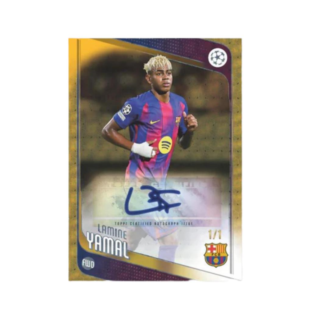 [ ยกกล่อง ] 2025-26 Topps UEFA Club Competitions Soccer Hobby พร้อมส่ง!!  (p3)(500g)
