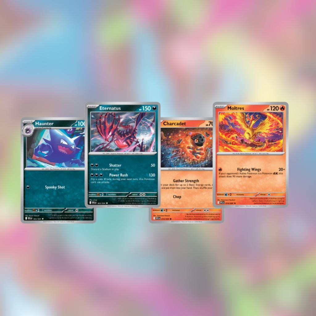 [ พร้อมส่ง! ] แยกซอง การ์ดเกมโปเกมอน Pokémon TCG Mega Evolution – Phantasmal Flames (ENG) การ์ดเกม การ์ดสะสม (p2) (80 g)