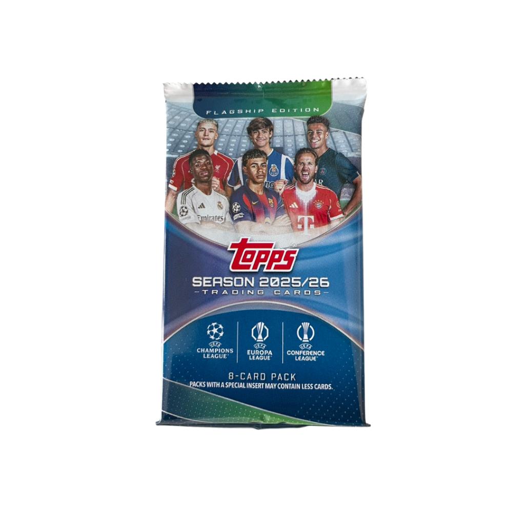 [ ยกกล่อง ] 2025-26 Topps UEFA Club Competitions - Value Box พร้อมส่ง!!  (p3)(250g)
