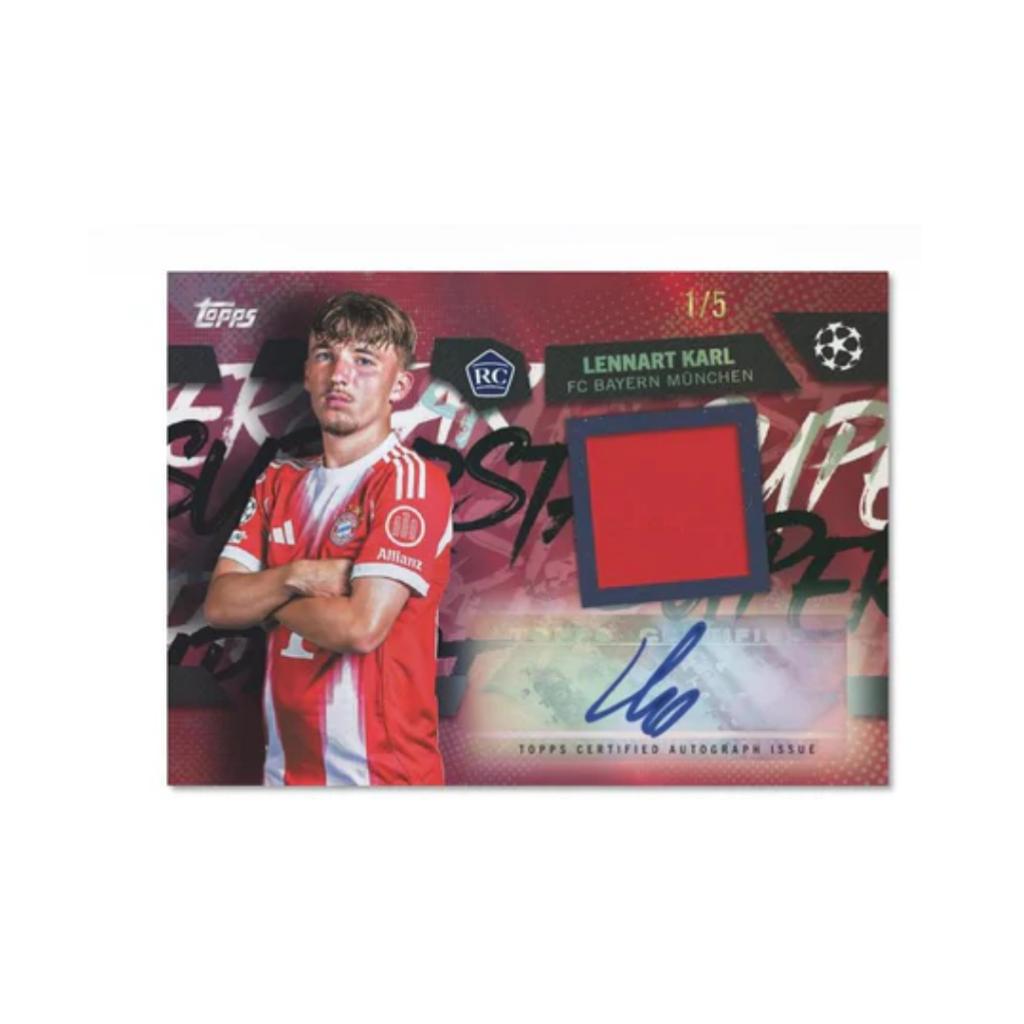 [ ยกกล่อง ] 2025-26 Topps UEFA Club Competitions Soccer Hobby พร้อมส่ง!!  (p3)(500g)