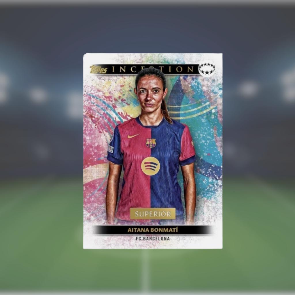 [ ยกกล่อง  พร้อมส่ง!! ]  การ์ดสะสมฟุตบอล 2024-2025 Topps Inception UEFA Club Competitions - Hobby Box (p3) (120g)