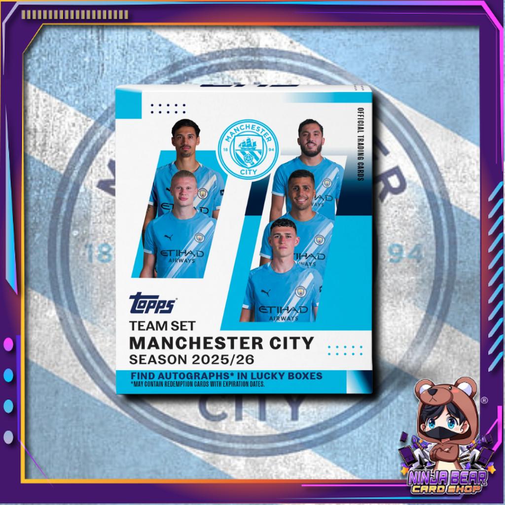 [ ยกกล่อง ] 2025-26 Topps Team Set : Manchester City พร้อมส่ง!! (p3)