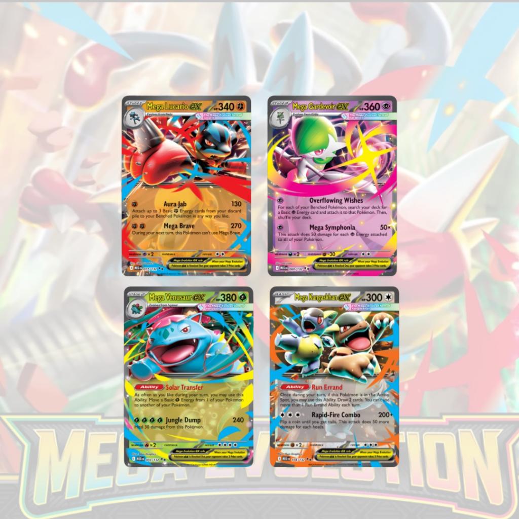 [ พร้อมส่ง!! แยกซอง ] ซองการ์ดโปเกมอนภาษาอังกฤษ Pokemon TCG: Mega Evolution  Booster Pack (p2)