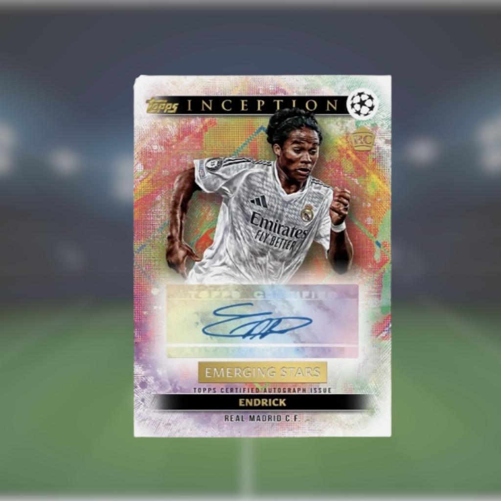 [ ยกกล่อง  พร้อมส่ง!! ]  การ์ดสะสมฟุตบอล 2024-2025 Topps Inception UEFA Club Competitions - Hobby Box (p3) (120g)