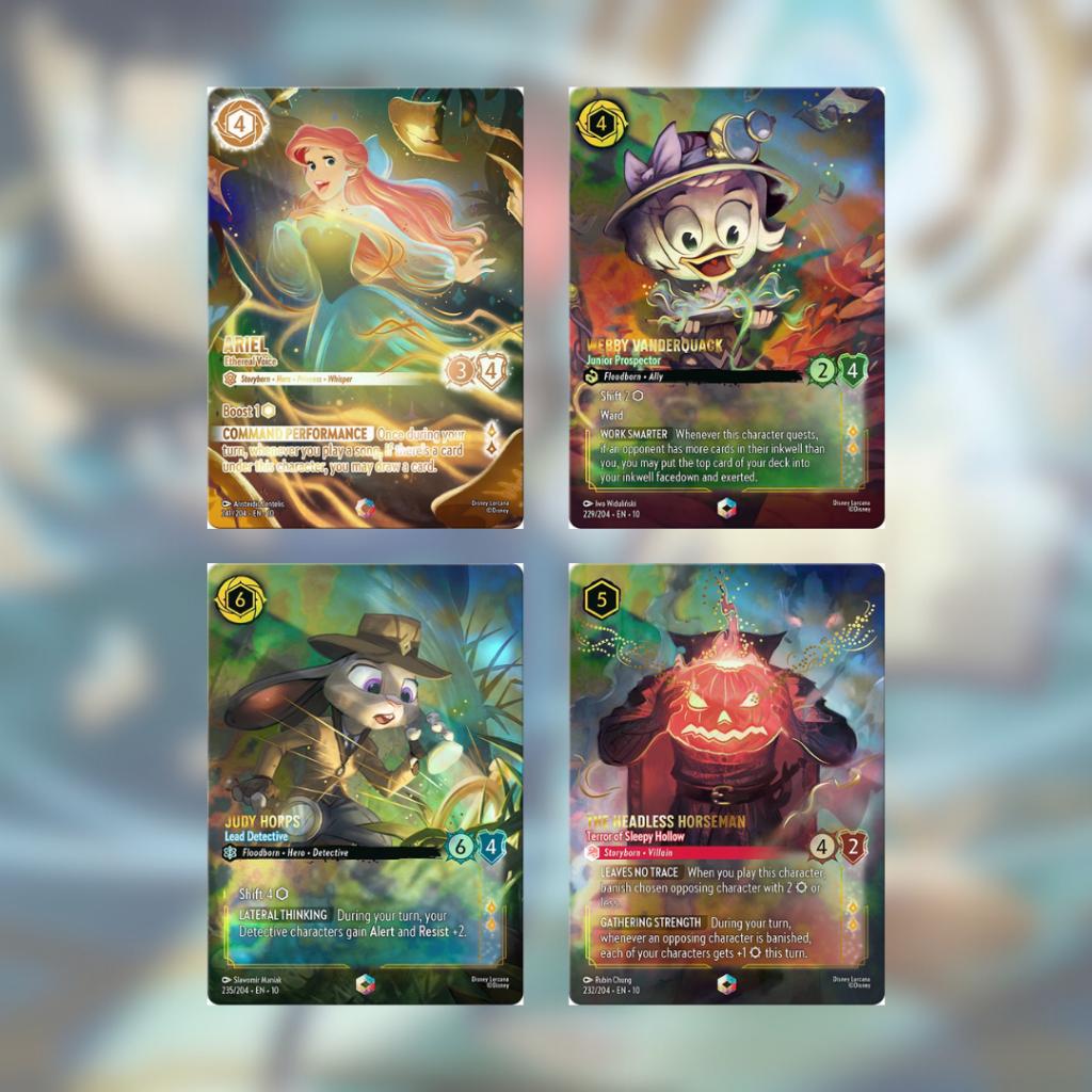 [ พร้อมส่ง! แยกซอง ]  การ์ดเกม Disney Lorcana :  Booster Pack (p4) ( 80 กรัม )