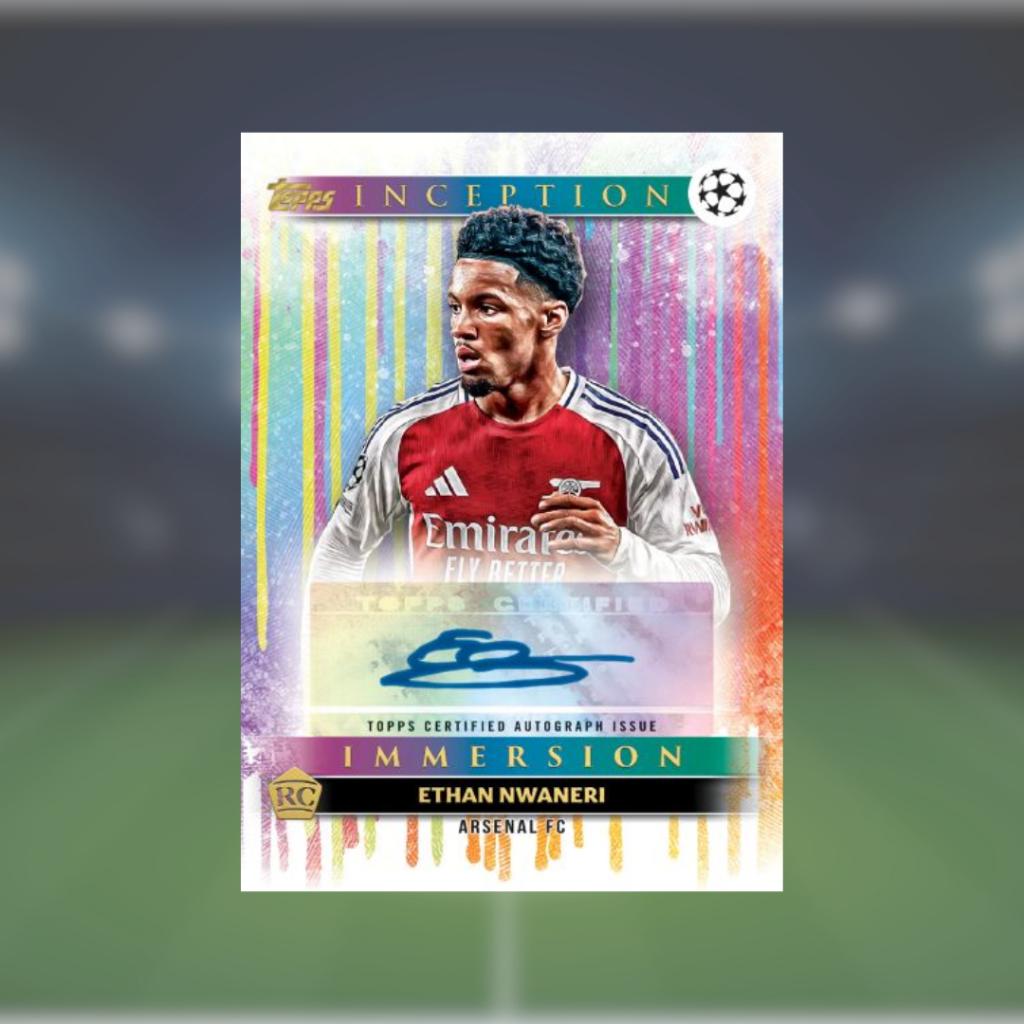 [ ยกกล่อง  พร้อมส่ง!! ]  การ์ดสะสมฟุตบอล 2024-2025 Topps Inception UEFA Club Competitions - Hobby Box (p3) (120g)