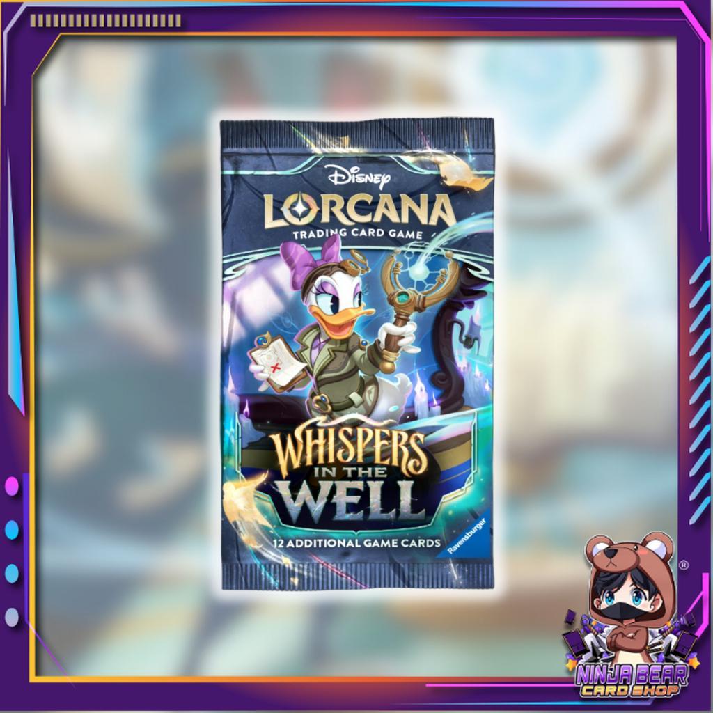 [ พร้อมส่ง! แยกซอง ]  การ์ดเกม Disney Lorcana :  Booster Pack (p4) ( 80 กรัม )