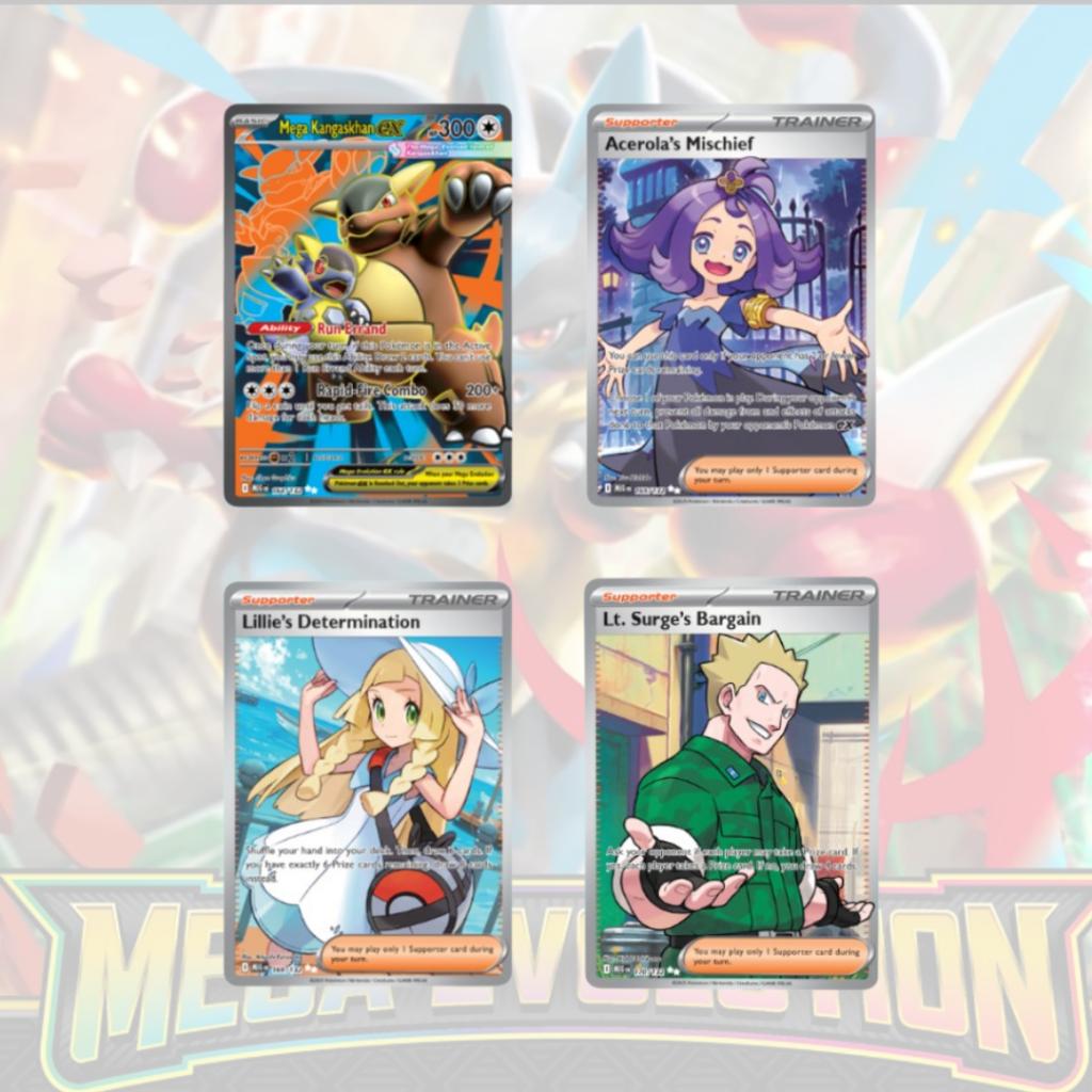 [ พร้อมส่ง!! แยกซอง ] ซองการ์ดโปเกมอนภาษาอังกฤษ Pokemon TCG: Mega Evolution  Booster Pack (p2)